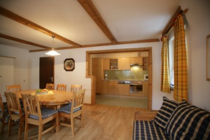 Wohnküche Appartement Kunterbunt - Haus Katharina, Schladming